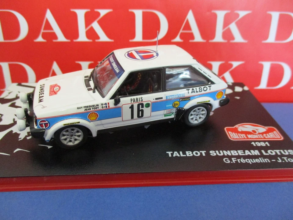 Diecast 1/43 Modellino Auto Talbot Sunbeam Lotus Rally Monte Carlo 81 Frequelin - Immagine 2 di 4