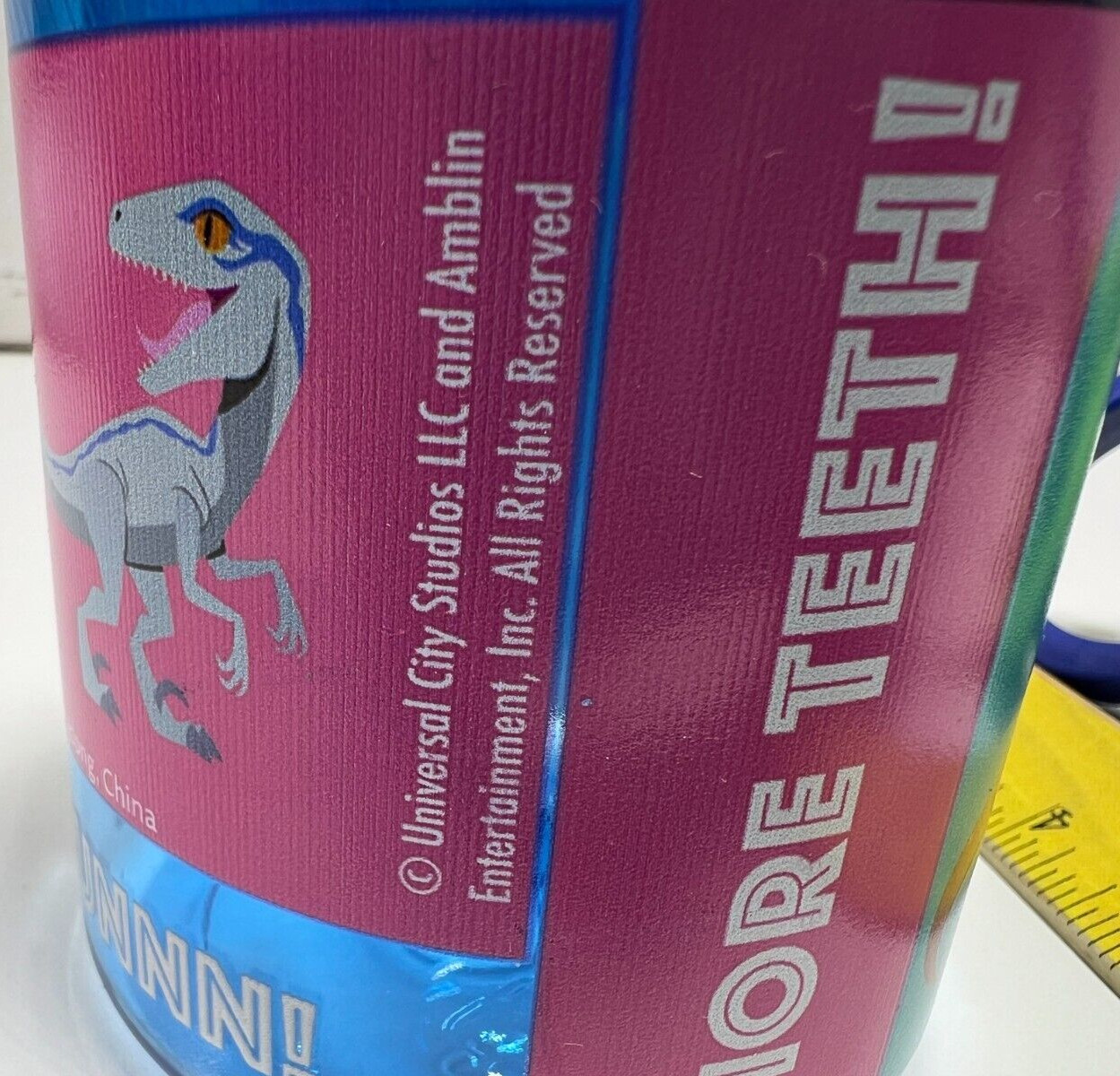 JURASSIC WORLD JURASSIC PARK Cute Youth Water Bottle, 12 oz. NEW!!