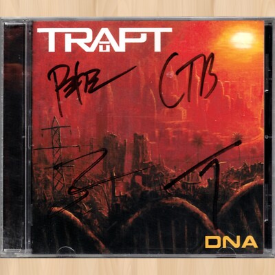 AUTOGRAPHED----  TRAPT DNA Exclusive CD +2 BONUS TRACKS Chasing Highs       0227