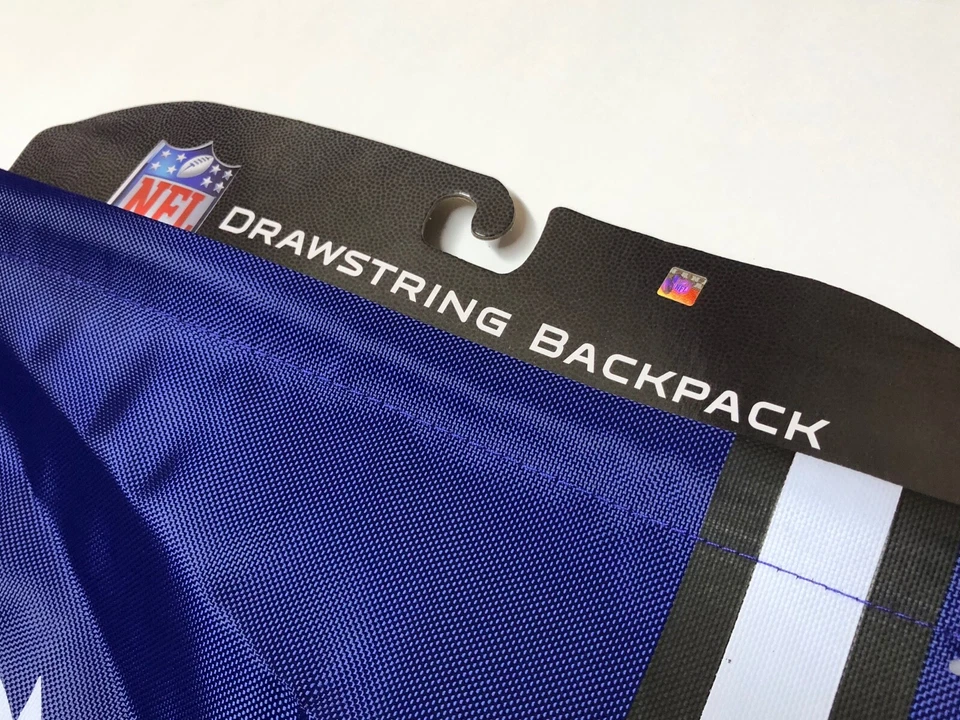 Baltimore Ravens Big Logo side Stripe DrawString Backpack Backsack Bag - Image 4 of 4