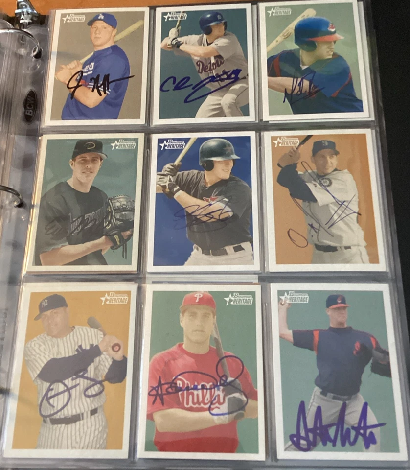 2006 BOWMAN HERITAGE PROSPECTS SIGNED AUTOGRAPHED BASEBALL CARDS - Image 4 of 4