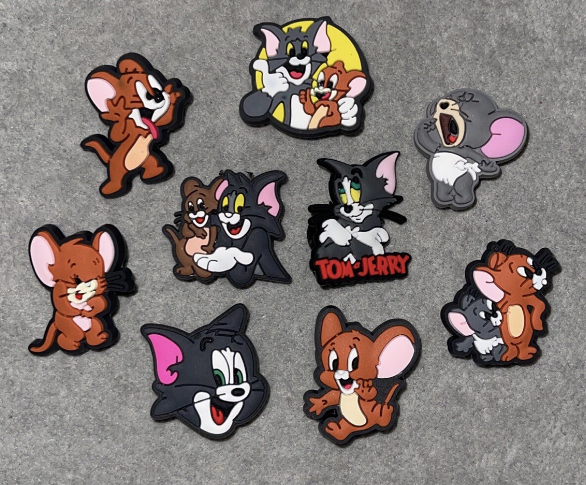 Tom And Jerry Jibbitz, Croc Charms, Shoe Charms Set (9 Charms) eBay