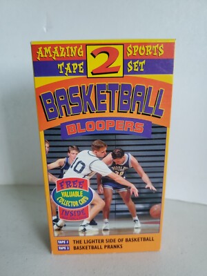 Basketball Bloopers 2 Vhs Tape Set Pranks & The Lighter Side Of Basketball