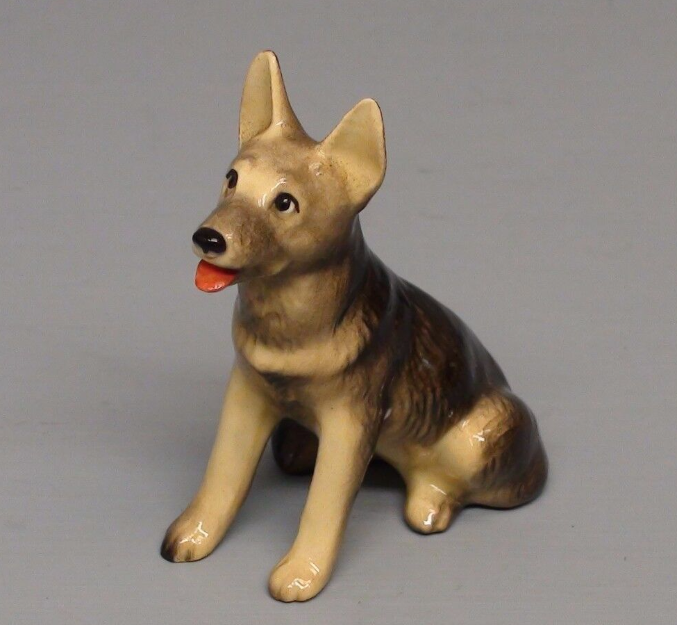 Retired Hagen Renaker German Shepherd Dog Sitting eBay