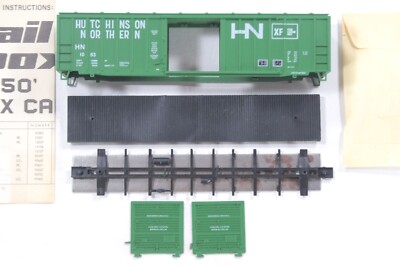 HO Athearn Hutchinson Northern 50ft Railbox Double-Slide Door Box Car #1063