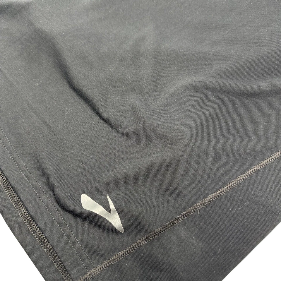 Camiseta sin mangas Brooks para correr entrenamiento atlético correr feliz negra para hombre pequeña Foto 4 de 4