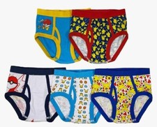 New Boys Pokemon Character Briefs Underwear Size 8