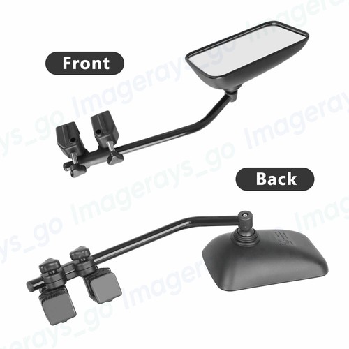 2Pcs Multi Fit Towing Mirrors Adjustable Clip on Tow Clamp Caravan 4X4 Trailer - Picture 2 of 12