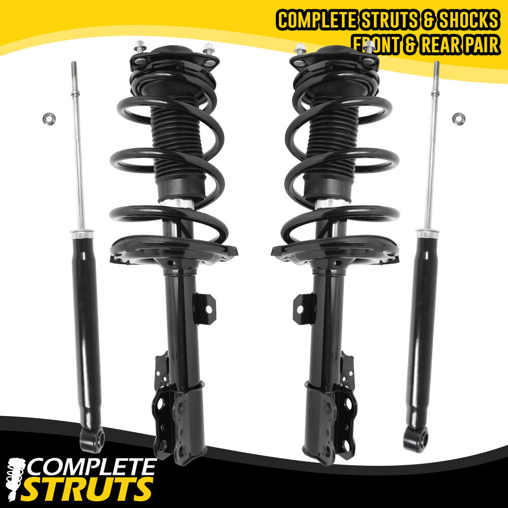 Front Complete Struts & Rear Shocks for 2011-2019 Toyota Front Complete Struts & Rear Shocks for 2011-2019 Toyota