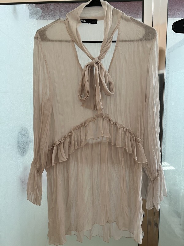 new zara top size S