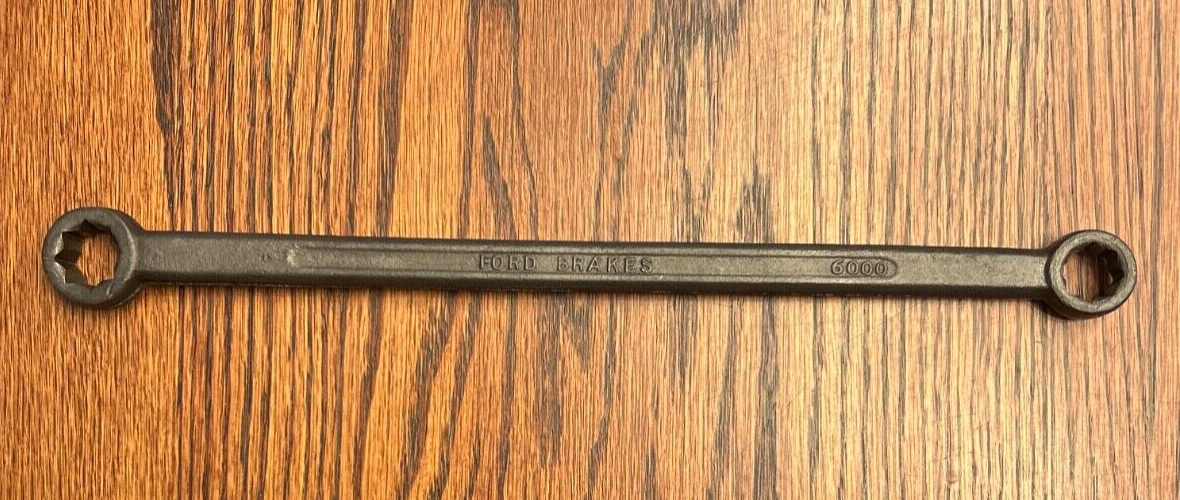 Vintage 8-Point Ford Brakes Wrench 7/16 x 1/2 by Lectrolite Defiance O