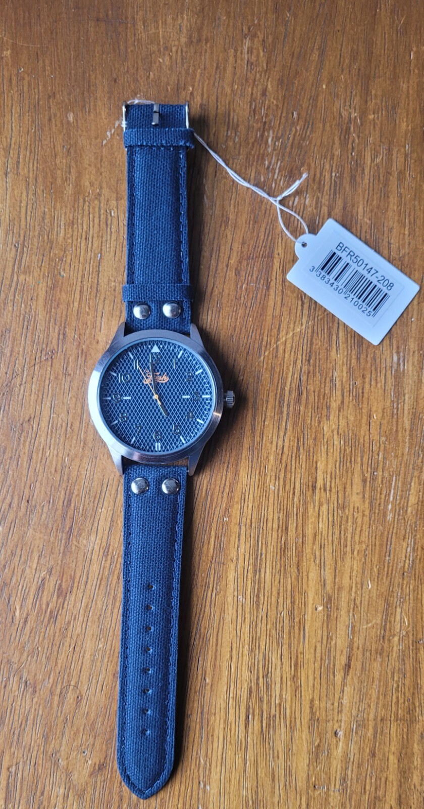 Montre Homme en Cuir Bleu Marine Idéale pour le Bureau et Soirée