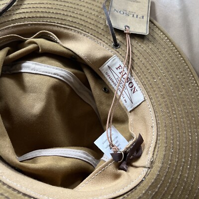 帽子 FILSON TIN CLOTH BUSH HAT DARK TAN Filson Tin Bush Hat - Quest Outdoors
