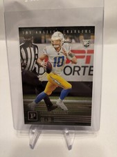 2020 Panini Chronicles Justin Herbert #PA-3 Rookie Card RC Los Angeles Chargers . rookie card picture
