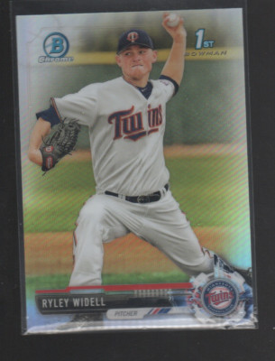 RYLEY WIDELL 2017 BOWMAN CHROME DRAFT REFRACTOR CARD #BDC-64