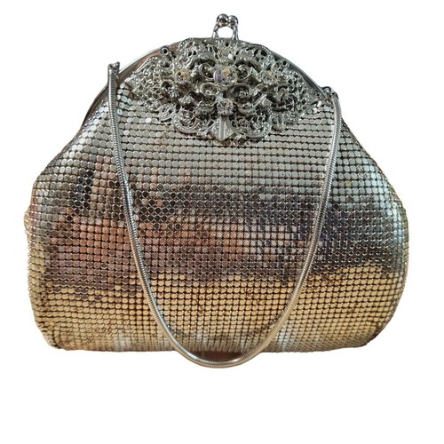 10 Yard Silver & Gold Glass Rhinestone DIY Close Chain Clear Trim Sewing Craft E - Foto 12