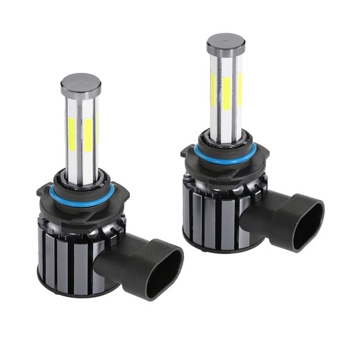 6-Seiten LED Scheinwerfer Kit 9005 HB3 3000W 450000LM 6500K Fernlicht weiße Glühbirnen 2x - Bild 11 von 12