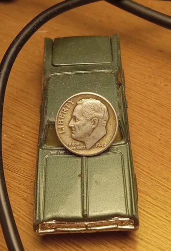 1949 D Roosevelt Dime Good Condition 90% Silver 10C US Coin Collectible Denver