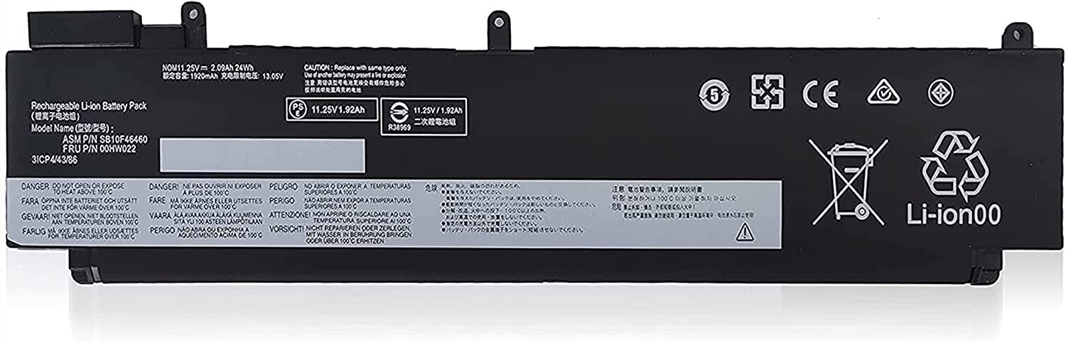 ASKC 00HW022 SB10F46460 Laptop Batteria per Lenovo ThinkPad T460s T470s (u5q)