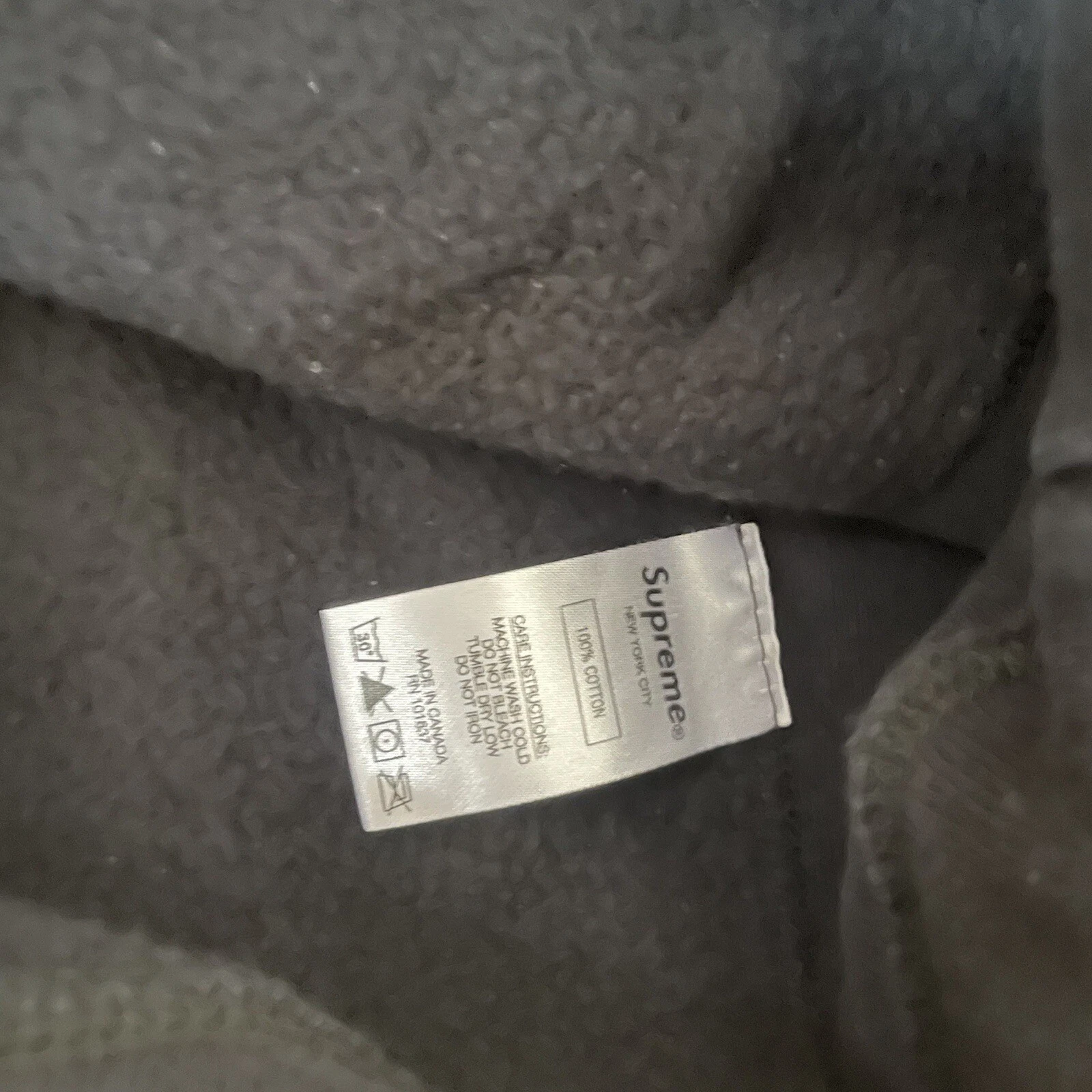 Felpa con cappuccio Supreme Cone nera M F W19 media