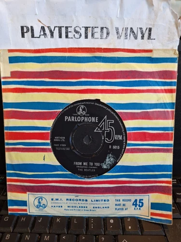 THE BEATLES FROM ME TO YOU / THANK YOU GIRL  VG+ 7" VINYL 45 SINGLE RECORD