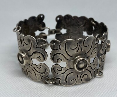 アクセサリー Mexican silver bracelet vintage s-l400.jpg