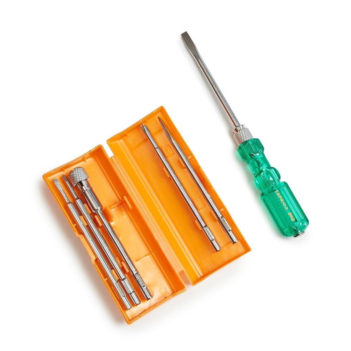 TAPARIA Screw Driver Set with Bulb - 840 (Neon, Silver and