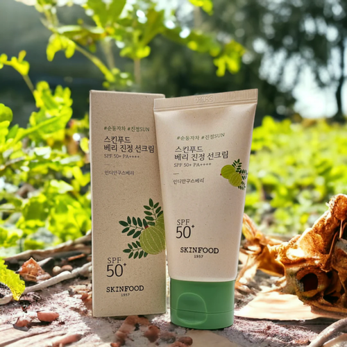 SKINFOOD Berry Soothing Sun Cream SPF50+ 50ml - Picture 2 of 3