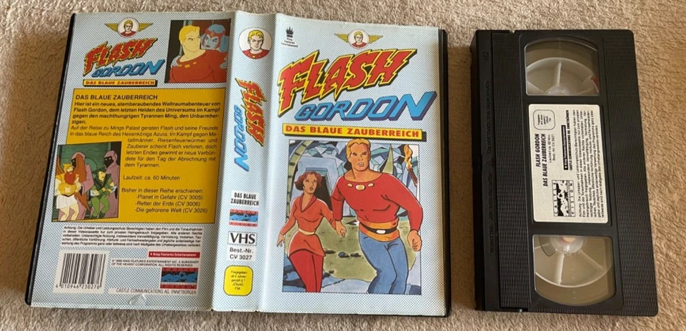 Flash Cordon Das Blaue Zauberreich - 1989 King Feature - VHS Film - Bild 2 von 4