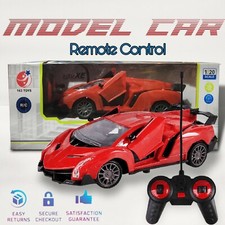 Radio Remote Control Car Toy Rechargeable Openable Double Door 1:20 Vehicle Gift
