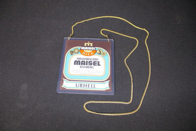 Zapfhahnschild PRIVATBRAUEREI MAISEL BAMBERG URHELL    631