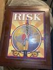2000 vintage pvc f Parker Bros RISK (Sealed) Game inside Collection  Wooden Box