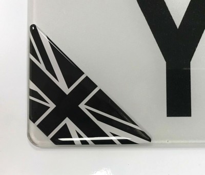 Biomar Labs 4 X 65 Mm Autocollants 3D En Silicone Argenté