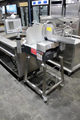 Bizerba Meat Slicer A404 DIGITAL AUTO SLICER STACKER 2017, Working condition