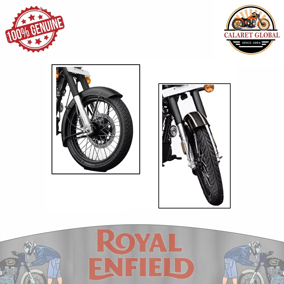 Royal Enfield rear mudguard with sticker for bullet 350 bullet 500 parts - Image 3 of 4