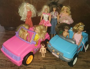 pink barbie jeep for dolls
