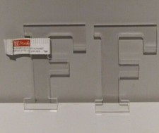 15 New Alphabet Acrylic Letters Size 2.5" x 4"
