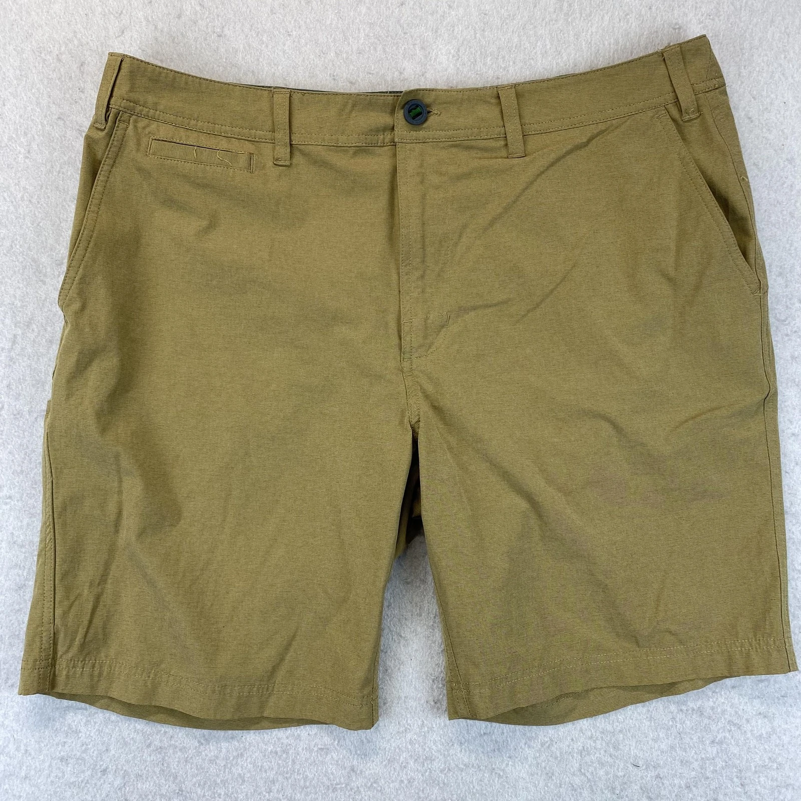 Orvis Shorts Mens 38 Green Stretch Chino Bonefish Gotcha Fishing Outdoor Hiking