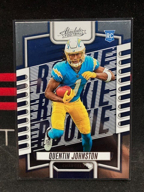 Quentin Johnston 2023 Panini Absolute Rookie RC #110 Los Angeles Chargers