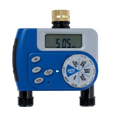 Orbit 62061Z 1-Outlet Programmable Digital Hose Watering Timer Brass 2 Outlet