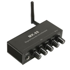 6.5mm Karaoke Mixer Aluminium Alloy Dual Microphone Input Portable Digital Karao