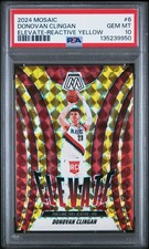 2024 PANINI MOSAIC ELEVATE #6 DONOVAN CLINGAN REACTIVE YELLOW 90/99 