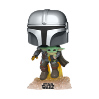 Funko Pop: Star Wars - Mandalorian - Mando Flying W/Jet Pack