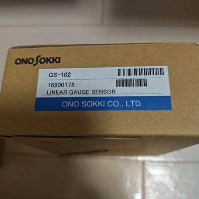 ONO SOKKI GS-102 Linear Gauge Sensor   Precision Measurement Made in Japan NEW