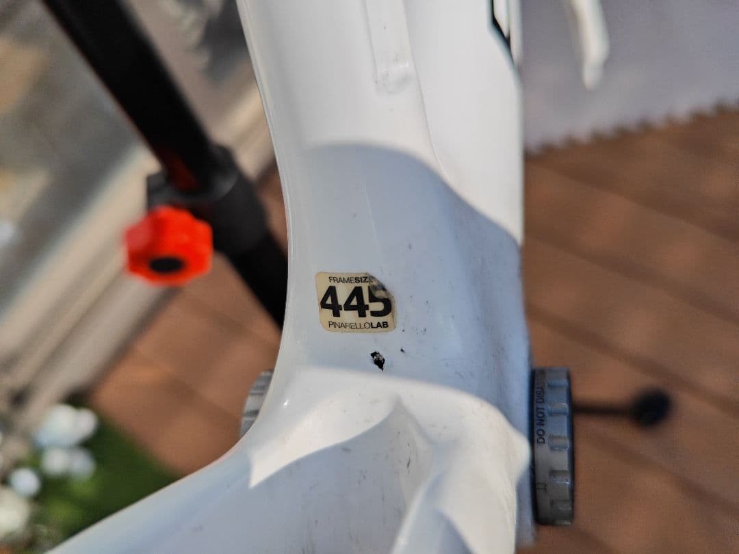 PINARELLO FP Team Freme Set Carbon White Red Black 445 From Japan