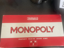 Monopoly Board Game Original Classic Vintage Red Box Metal Pieces 1972