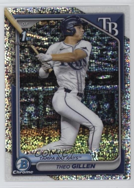 2024 Bowman Draft Chrome Sparkle Refractor /200 Theo Gillen #BDC-73 1o1b