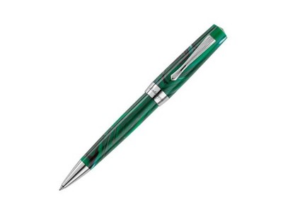 Montegrappa Elmo 02 Cortina Kugelschreiber, Edelharz, Edelstahl, ISE2RBAG,