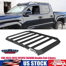 For 2024-2026 TOYOTA TACOMA Double Cab 4 Doors Roof CrossBar+Roof Rack Platform