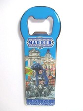 Madrid magnete apribottiglie metallo souvenir Spagna Plaza de Sol Orso Cibeles